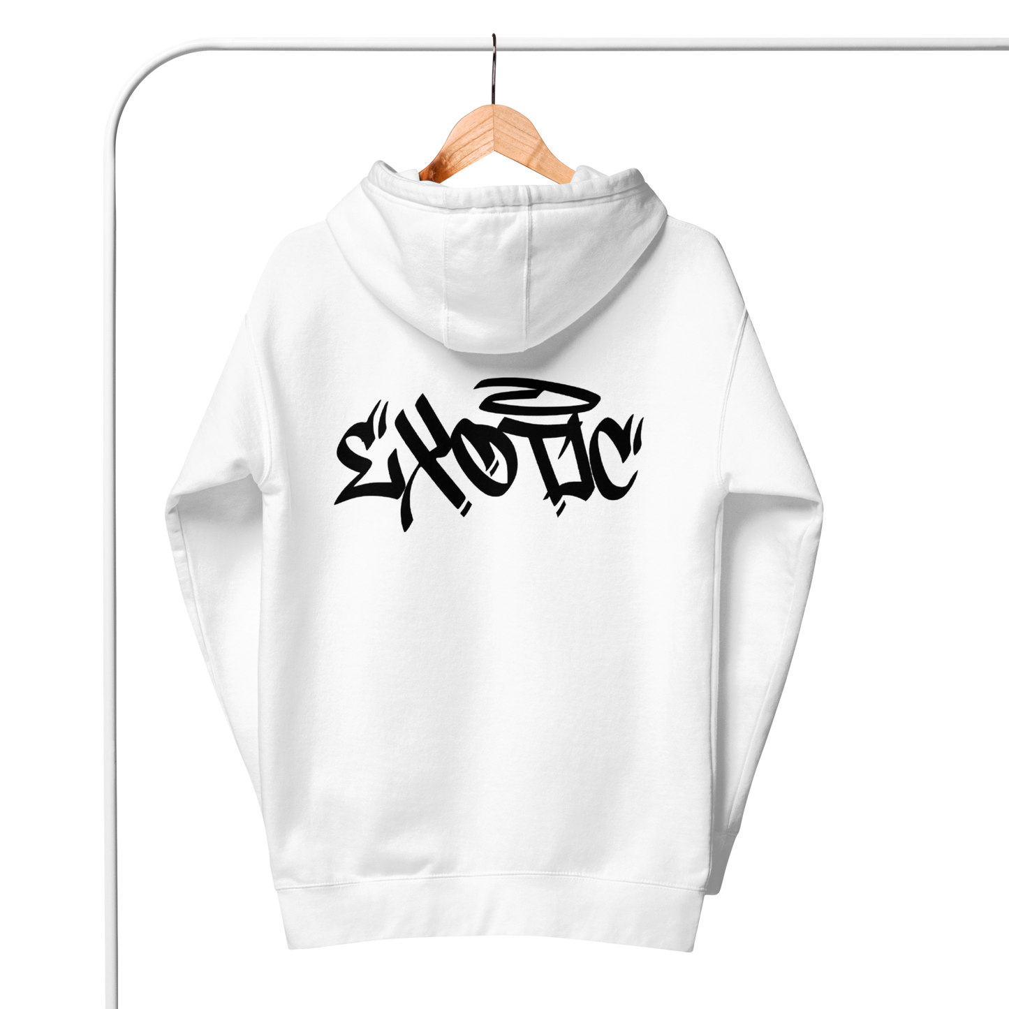 white exotic hoodie